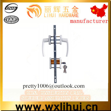 high quality door lock set ,upvc door espagnolette rod ,espagnolette rod with double handle and cylinder