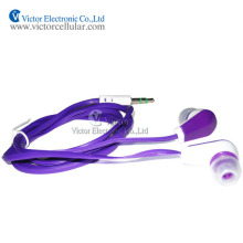Plastic in-ear earbuds earphone and headphone cheap earphone