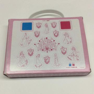 プラスチックディズニープリンセスポータブルスタンプセット