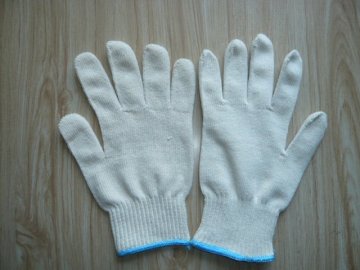 cotton knitted glove(10guage)