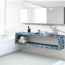 High quality semi precious stone blue agate slab