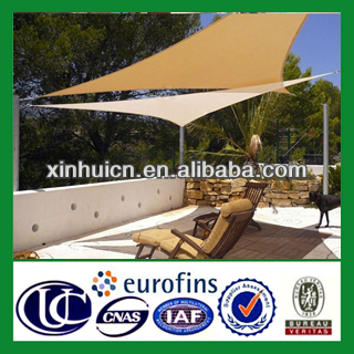 Outdoor plastic triangular &square shade sail