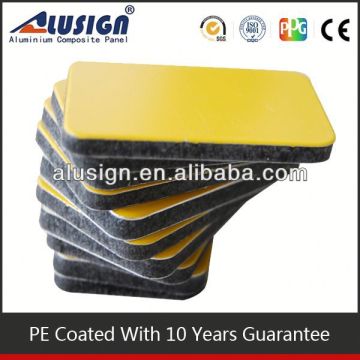 pvdf polyester paint aluminium composite panel