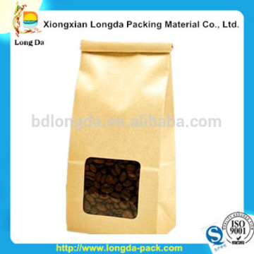 food packaging paper bags with window