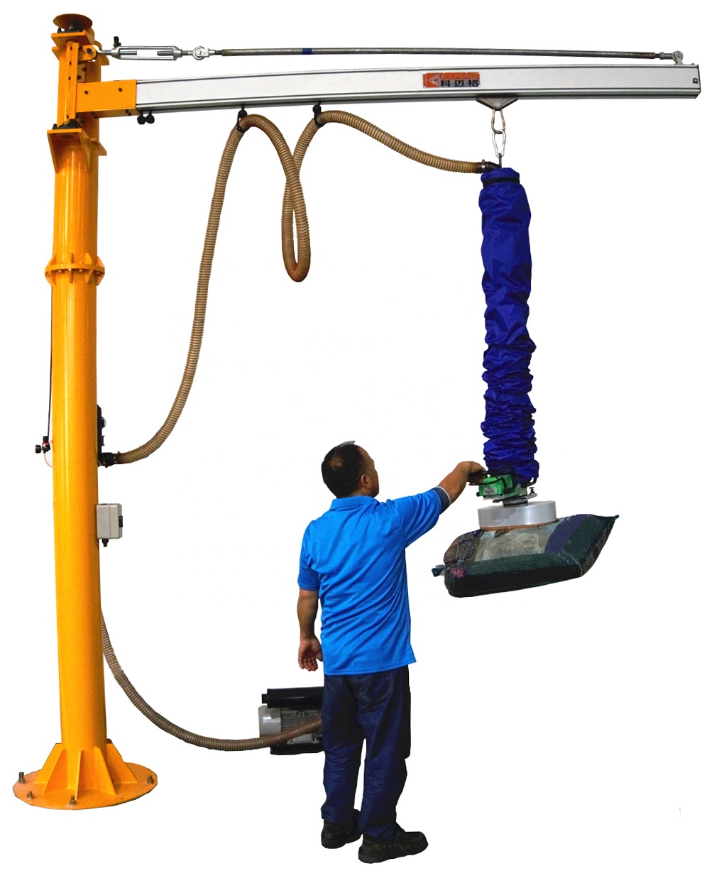 Vacuum Tube Lifter For Handling 60kg Bags In Warehouse, High Quality ...