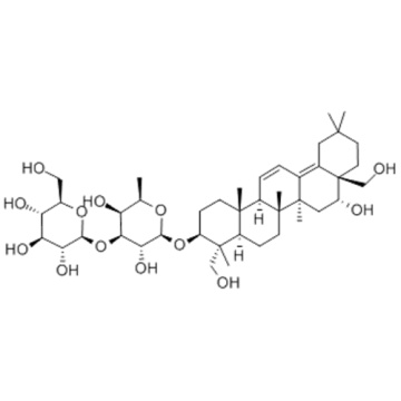 bD-Galactopiranido, (57263688, 3b, 4a, 16a) -16,23,28-tri-hidroxiolanoa-11,13 (18) -dien-3-ilo 6-desoxi-3-ObD-glucopiranosil- CAS 58316-41-9