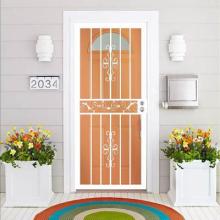 401 Series White Mariposa Security Door
