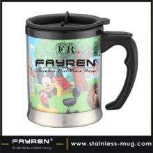 16OZ office mug stainless steel beer mug