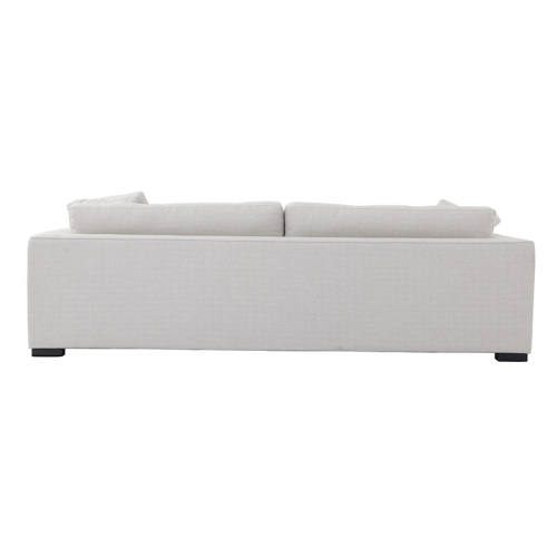 Modern Stylish White Fabric Sofa Design