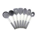 7pcs ustensiles de cuisine en silicone en forme de fleur