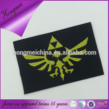 Customized china jacquard garment labels