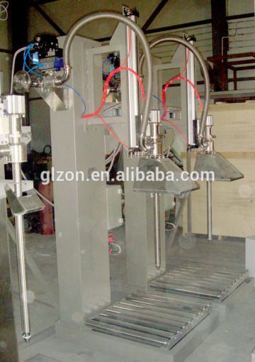 three Filling head weighing drum filler