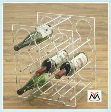 custom acrylic wine stand, custom acrylic wine holder