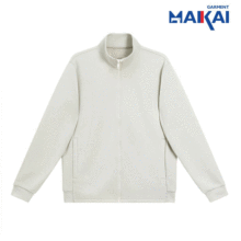 Functional Cardigan Work Jacket with Secure Zipper Closure