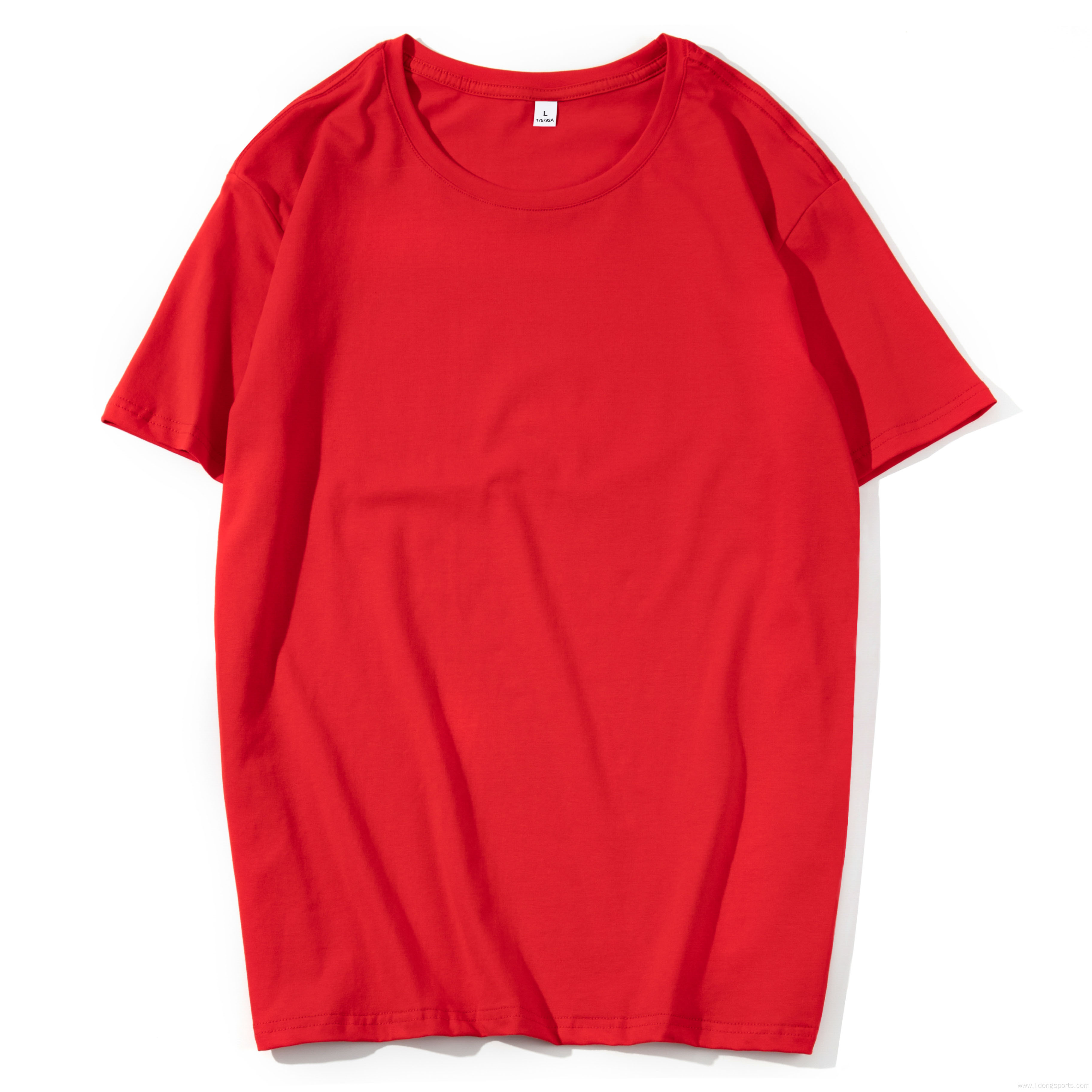 Summer Casual Unisex Plain Short Sleeve Sport T-shirt