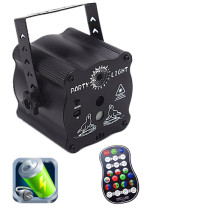 2-Hole Laser DJ Strobe Light | Stage Light, Disco Party Lights, KTV Projector with Colorful Effects for Bars and Clubs