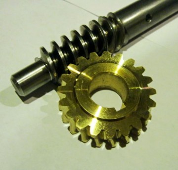 Angle Worm Gear and Shaft for Snow Blower