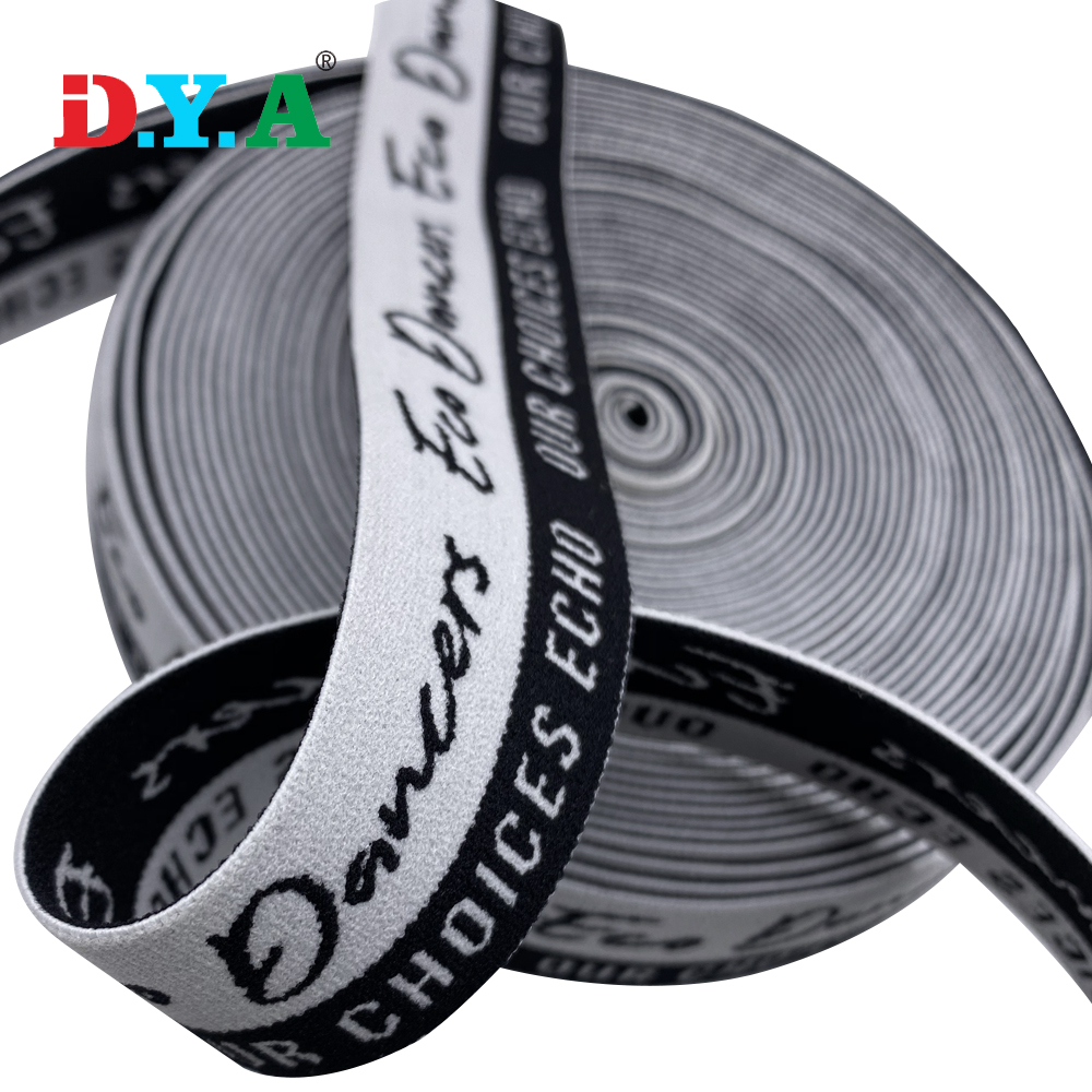Custom Soft Colored Nylon Jacquard Elastic Waistband for Garment