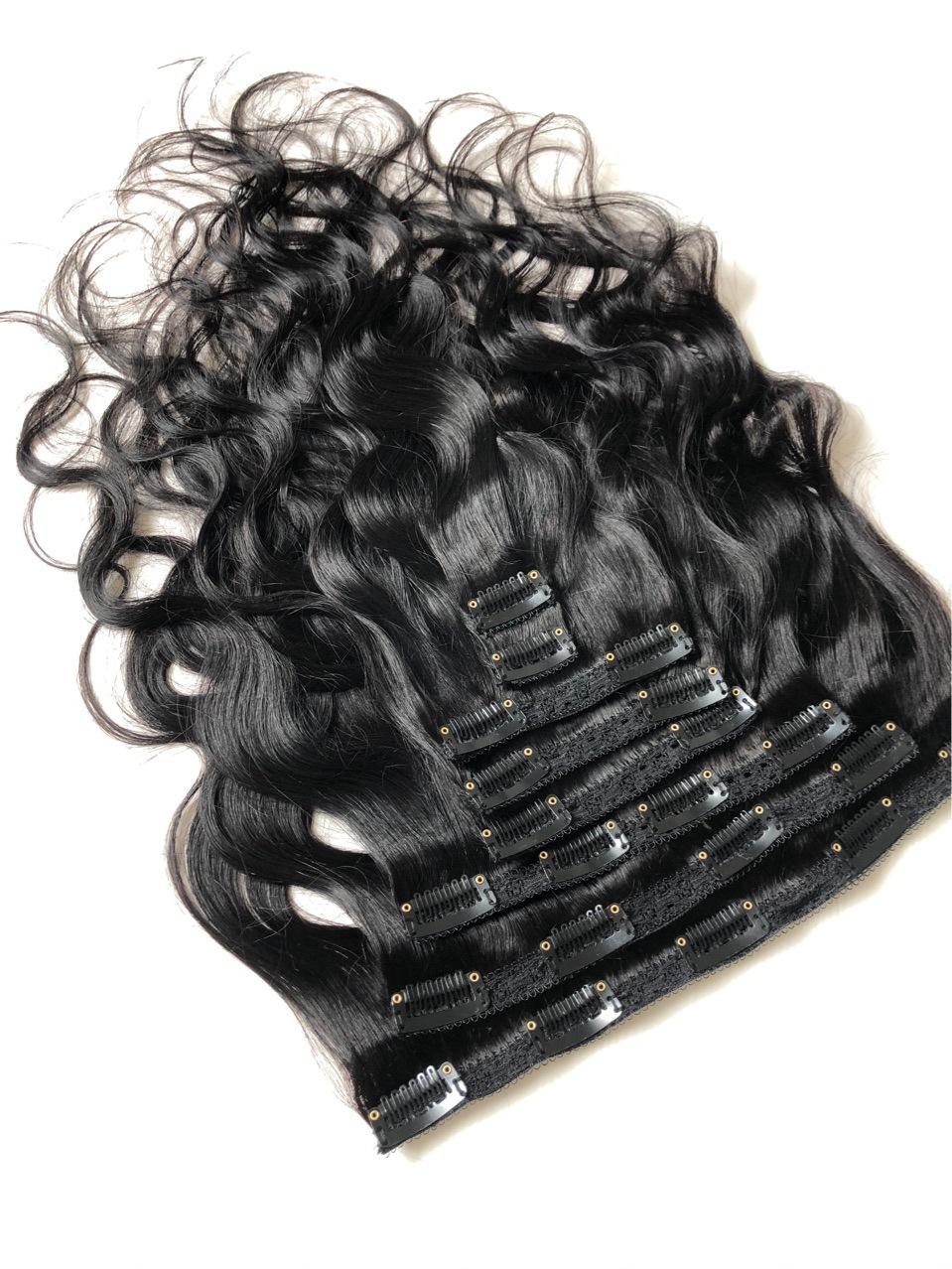 Factory Directly Wholesale Afro Kinky Curly Clip In Human Hair Brazilian Afro Clip ins 7pcs 8pcs Per Set