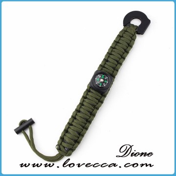 Firestarter Plastic Survival Paracord Bracelet Outdoor Paracord Bracelet