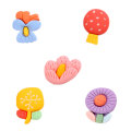 Lovely Small Flower Cabochons Mixed Colors No Hole Flower Flat Back Charms Embellishment Supplies For Jewelry Scrapbooking DIY