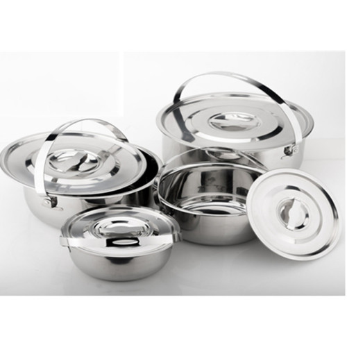 Set Peralatan Masak Stainless Steel dengan Pegangan