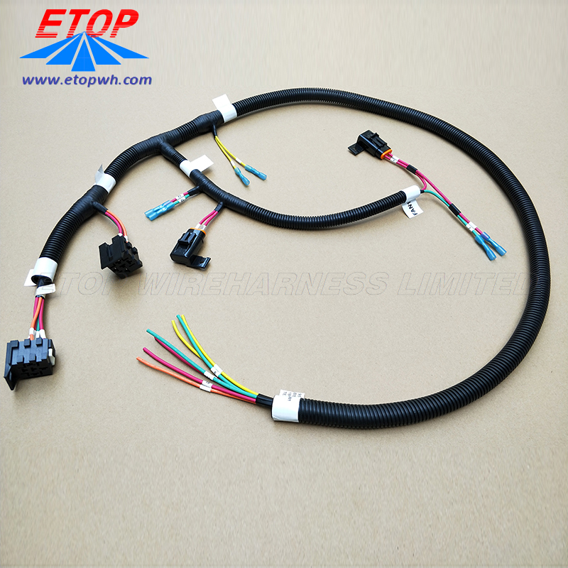 Gudbinta Baabuurta ee IP67 Fuse Box Cable Cable Assy