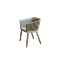 Desain Italia Solid Ash Secreto Fabric Armchair