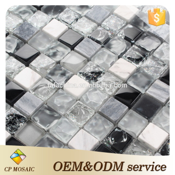 Manufactured Waterproof Bathroom Tiles Glass Mosaics