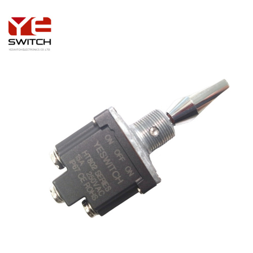 Yeswitch HT802 SPDT ऑन-ऑफ-ऑन-ऑन क्रैम ट्रक टॉगल स्विच