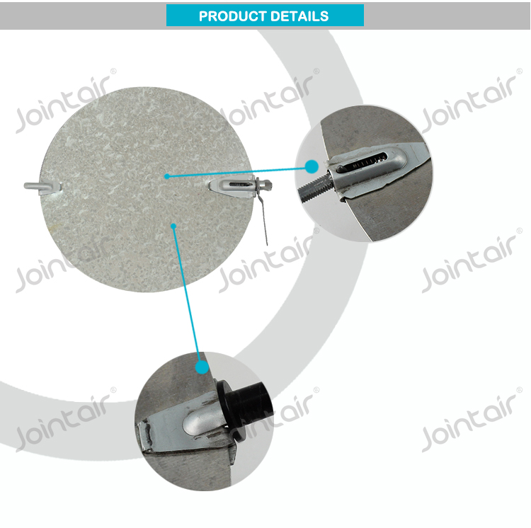 空気換気のためのバネ荷重軸受が付いている亜鉛めっき鋼の手動円形容積制御ダンパーブレード