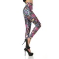 High-Taille Frau Leggings Mode Casual Printing Leggings