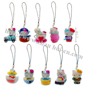 cute hello kitty cell phone strap