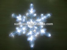 2016 decorative outdoor wall hanging light / christmas snowflake light / christmas wall hange snowflake light
