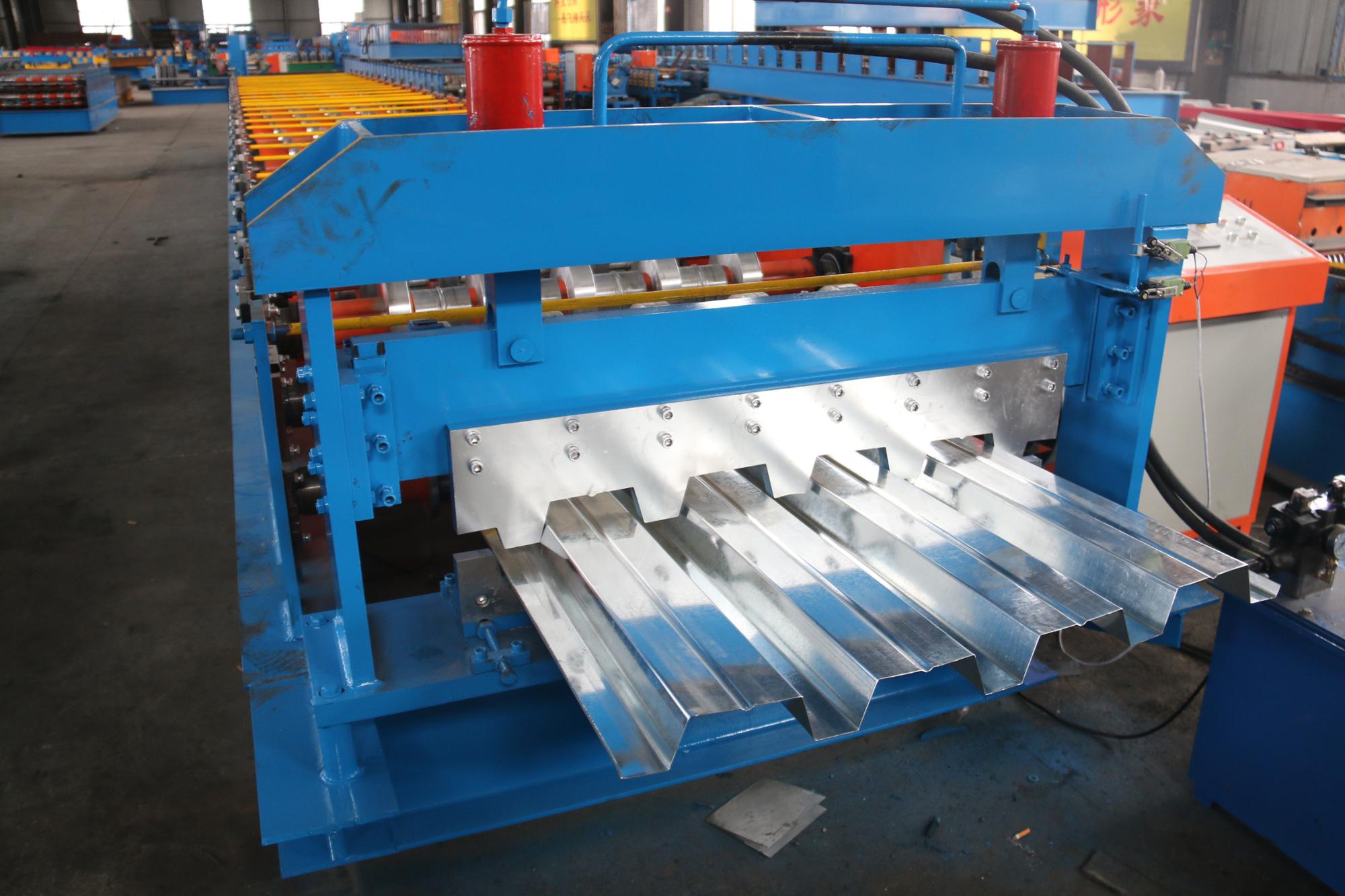 Galvanized Steel Sheet Floor Decking Panels Roll Forming Machine