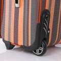 two wheels cheap stripe pattern trolley 24" bags