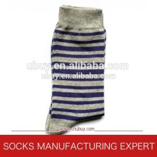 Men's stripe bamboo sock