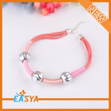 Silver Beads Chain Choker Collar Necklace