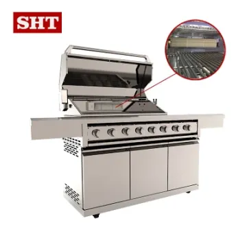 Modern Design Gas Grill Islands 304 Stainless Steel Outdoor Kitchen Countertop