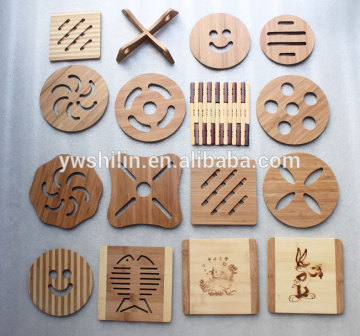 New design bamboo dining hot pot mat