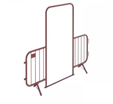 Easy Handle Metal Portable Barricades