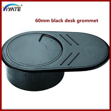 60mm plastic computer desk grommet/cable grommet desk