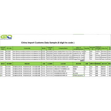 Filter Machine-China Import Customs Data