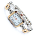 silver gold metal watch for lady