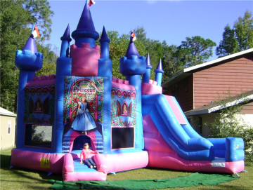 2016 Princess Bouncy Castle for commercial,Inflatable Princess Castle and Slide