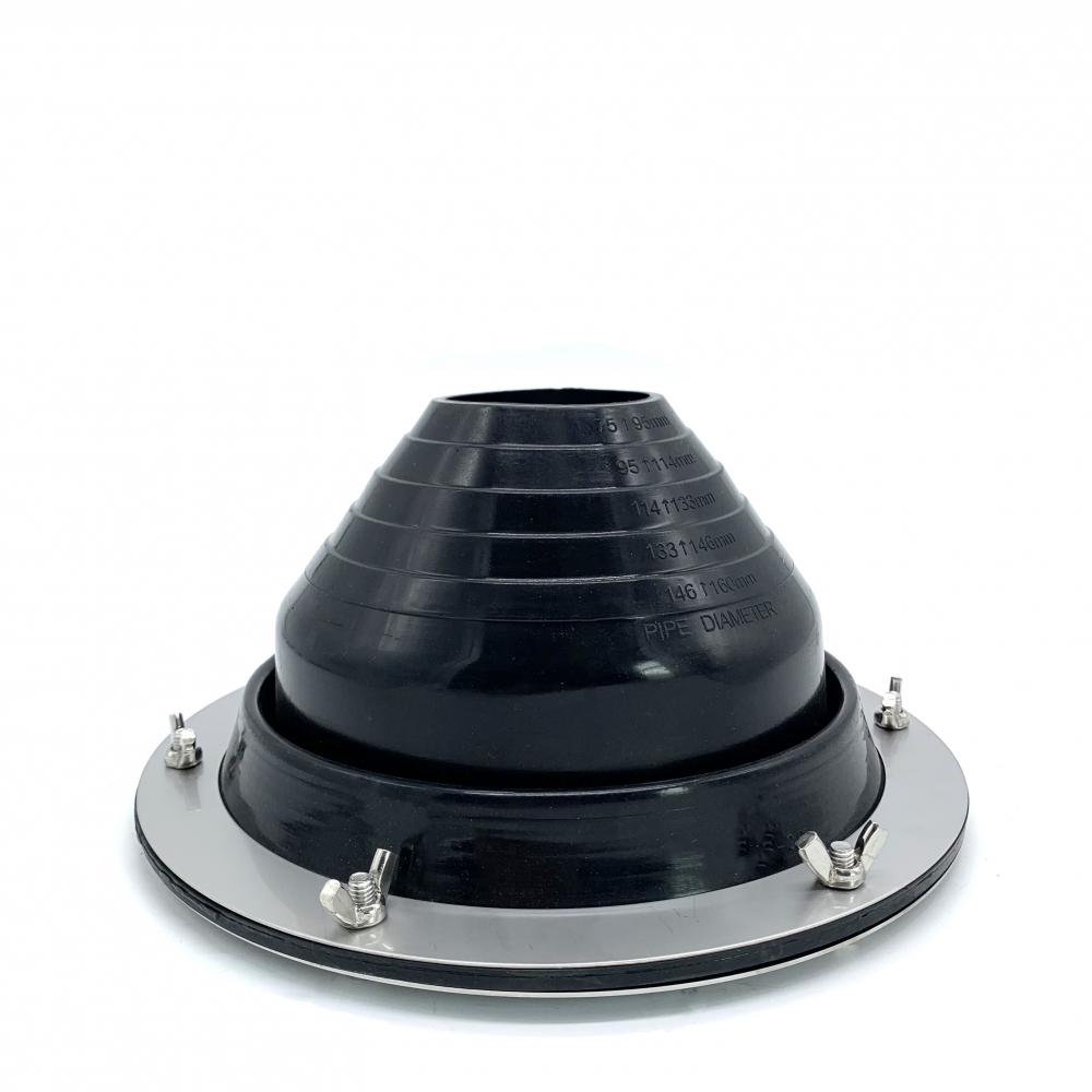 Round Base Penetration Seals Rubber Waterproof Roof Flashing