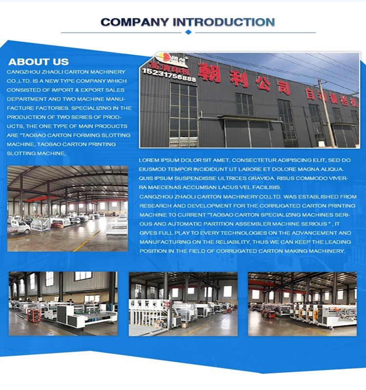 Automatic ZL type carton partition machine clapboard machine factory