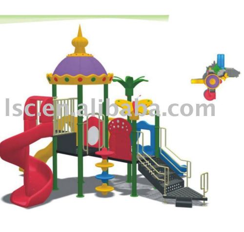 outdoor playground slides