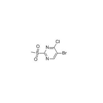 白い固体 5-Bromo-4-Chloro-2-(Methylsulfonyl)pyrimidine CAS 79091-24-0