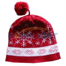 jacquard knitted hat